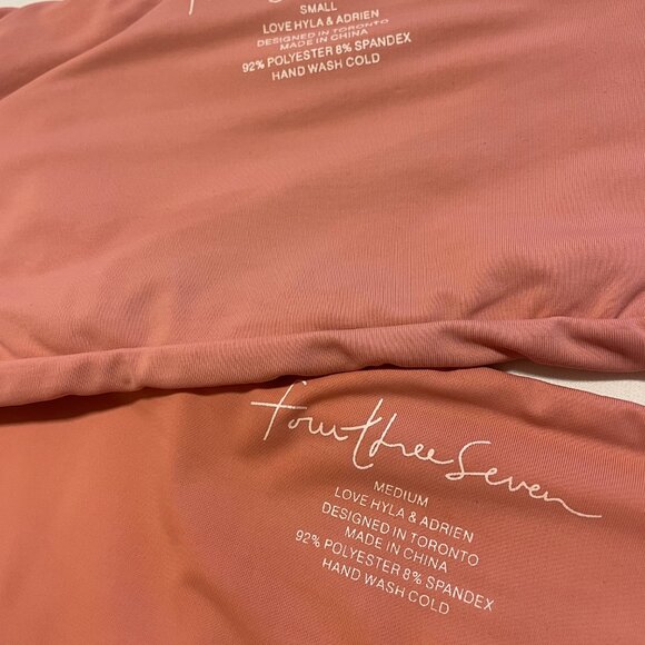 437 THE AUBREY BIKINI BOTTOMS / PINK (M) - Picture 4 of 5